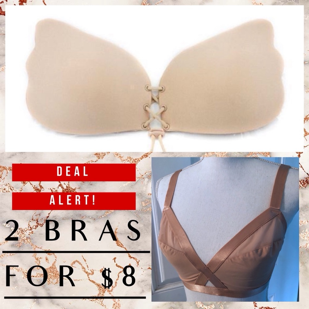 FINAL PRICE Set of 2 Nude Bras